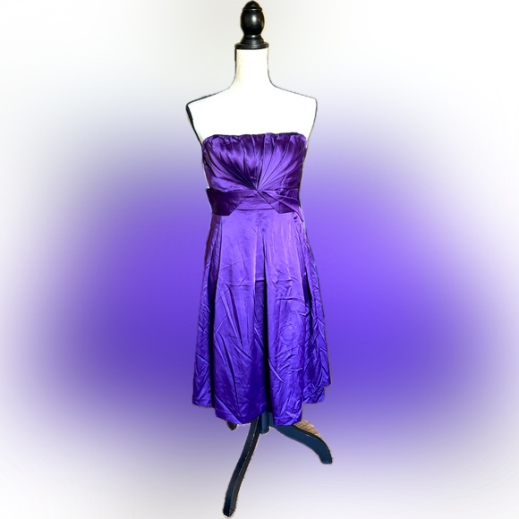 THE LIMITED SATIN MINI DRESS - Picture 1 of 2